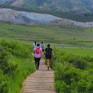 Hiking Mountains Walk Trail